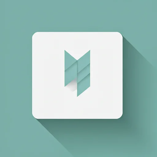 Flat geometric web design elements