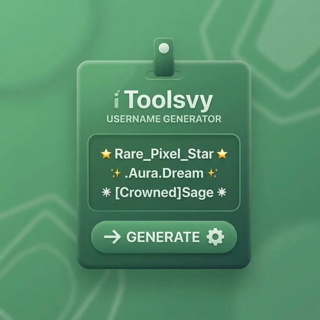 Roblox Username Generator