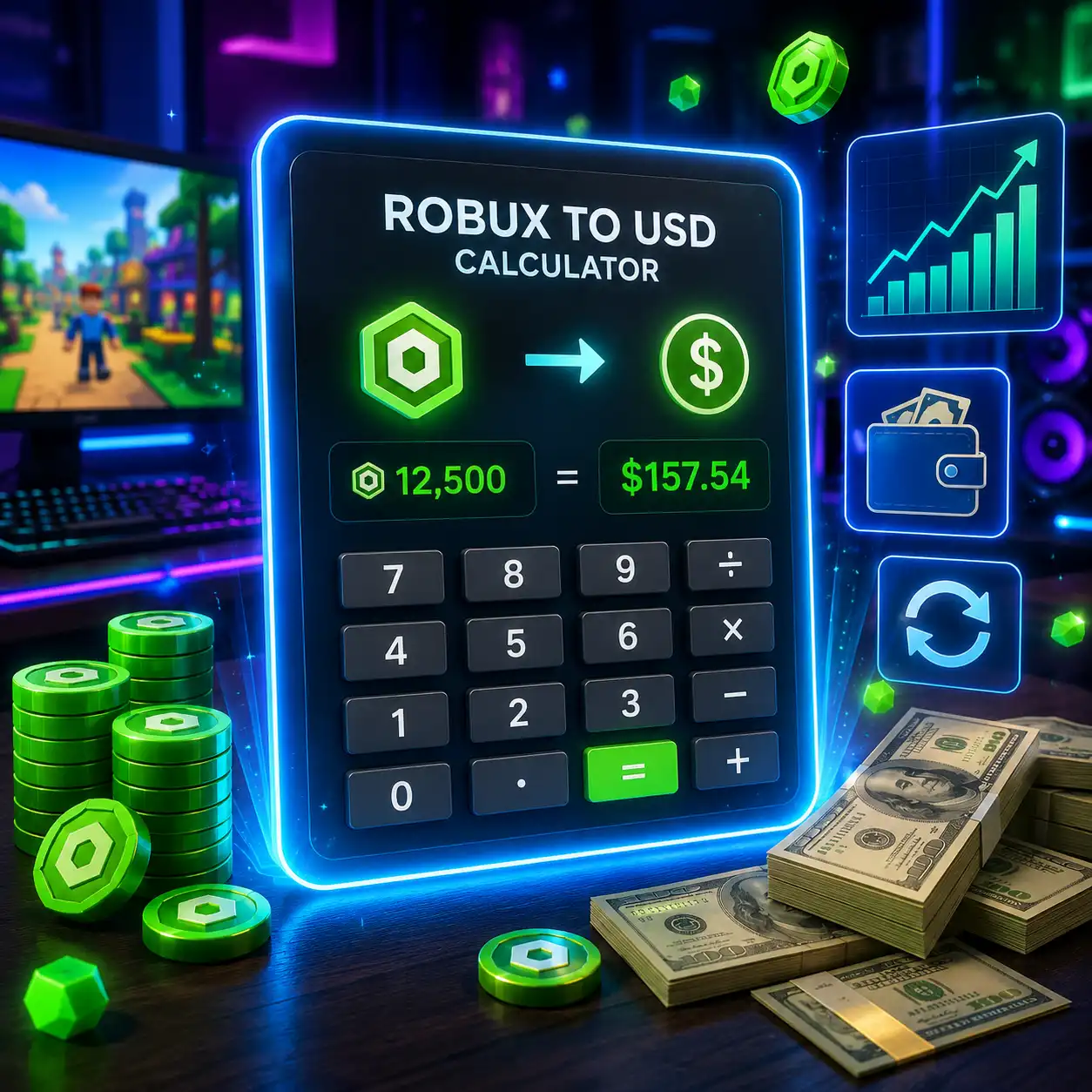 Robux to USD Calculator