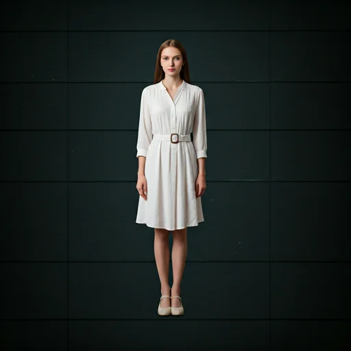 Subject isolated from checkered background